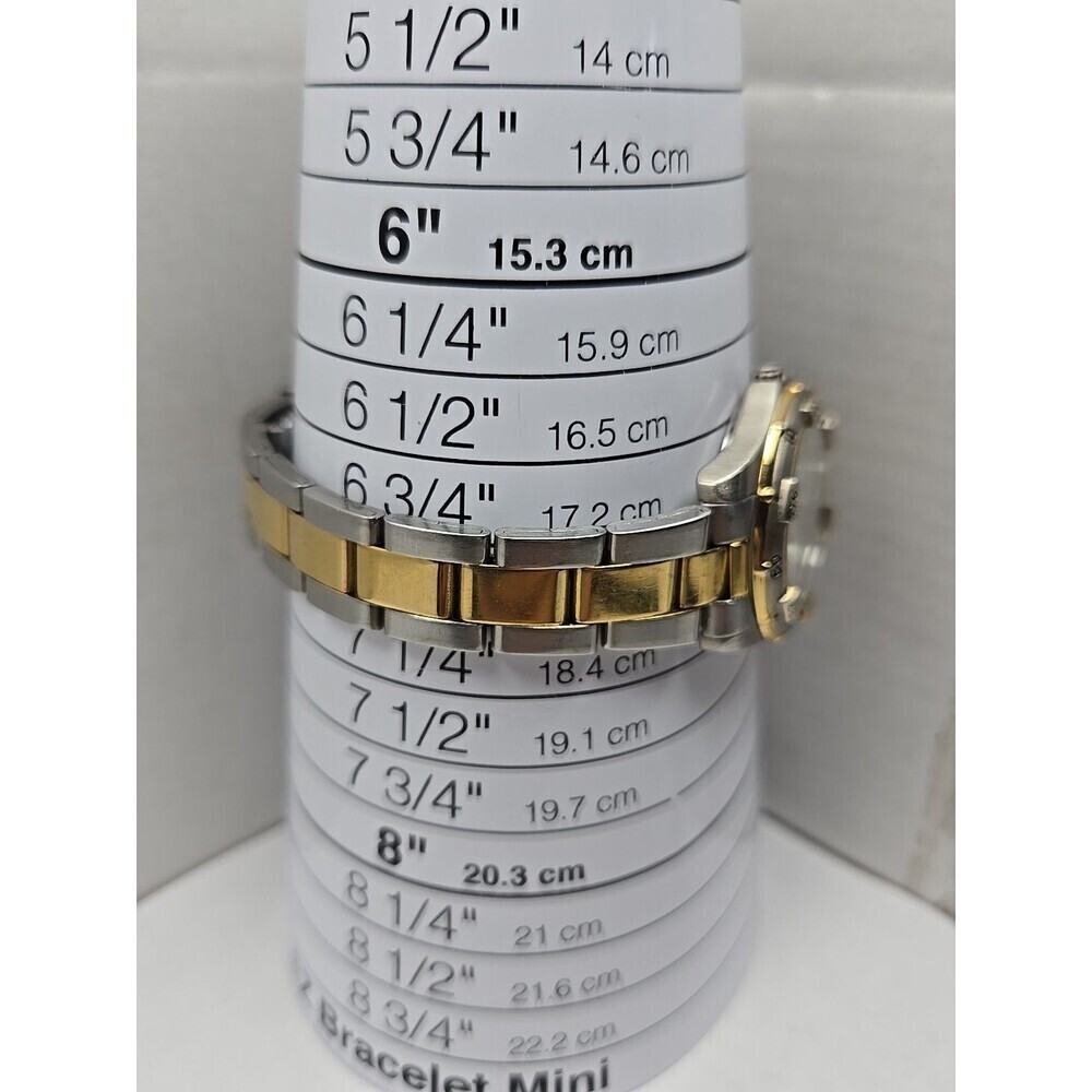 Craftsman By Relic Womens Two Tone Quartz Stainless Watch Wrench Hand White Dial - Picture 7 of 11